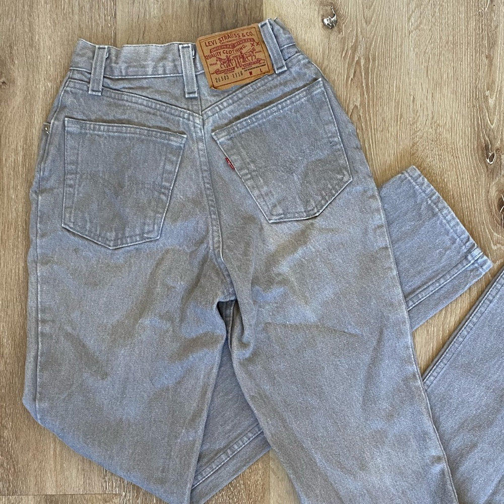 Vintage Levi's Light Gray Denim Pants